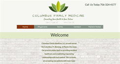 Desktop Screenshot of columbusfamilymedicine.com